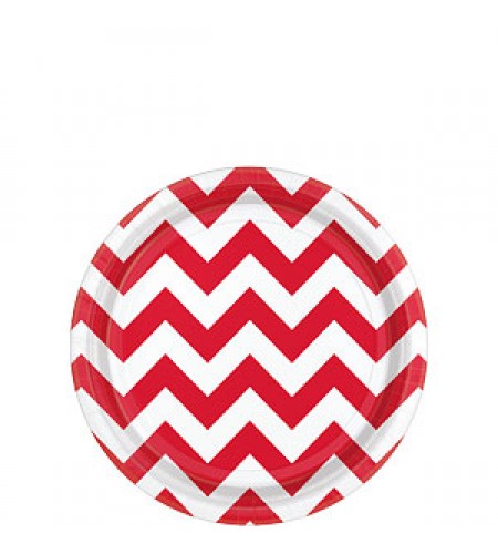 PRATOS DESCARTAVEIS  RISCAS VERMELHAS